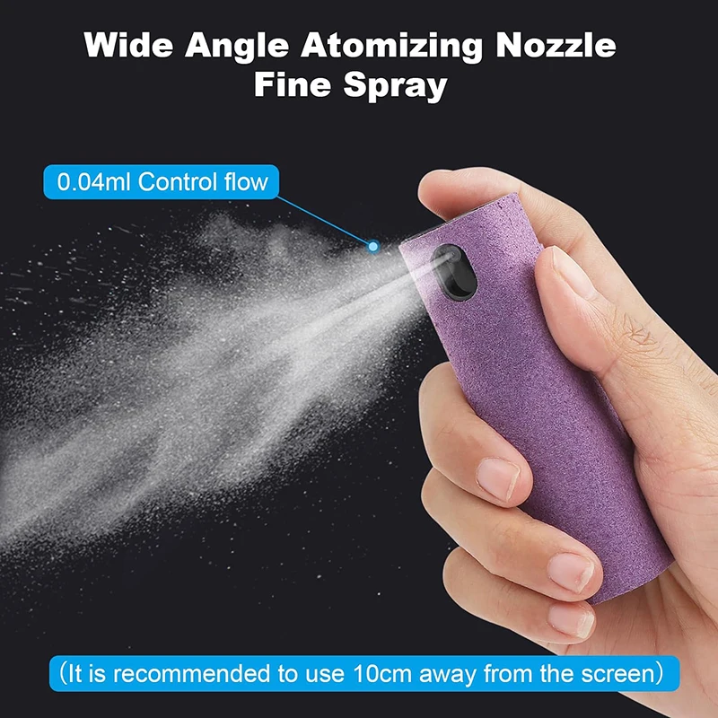 Mini Screen Cleaner Spray Smartphones Soft Microfiber Polishing Cloth Phone PC Cleaner Set Cleaning Brush for Apple IPad IPhone - Image 3