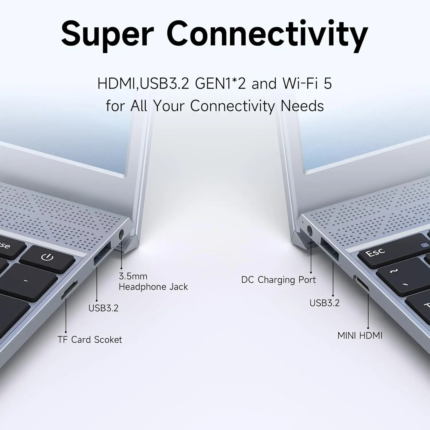 15.6 Inch Laptop J3710 8GB RAM 256GB SSD Windows 11 For Students And Business - Image 4