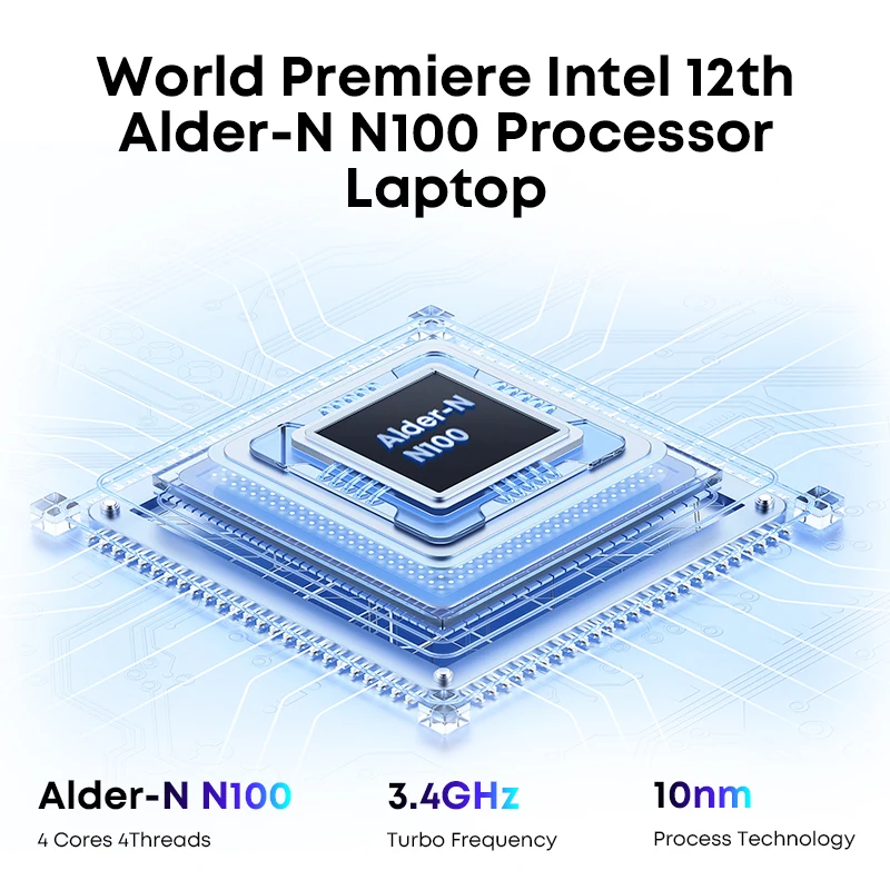 CHUWI GemiBook Plus Laptop 15.6" Intel N150/N100 Graphics for 12th Gen 1920*1080P 16GB RAM 512GB SSD With Cooling Fan Windows 11 - Image 6