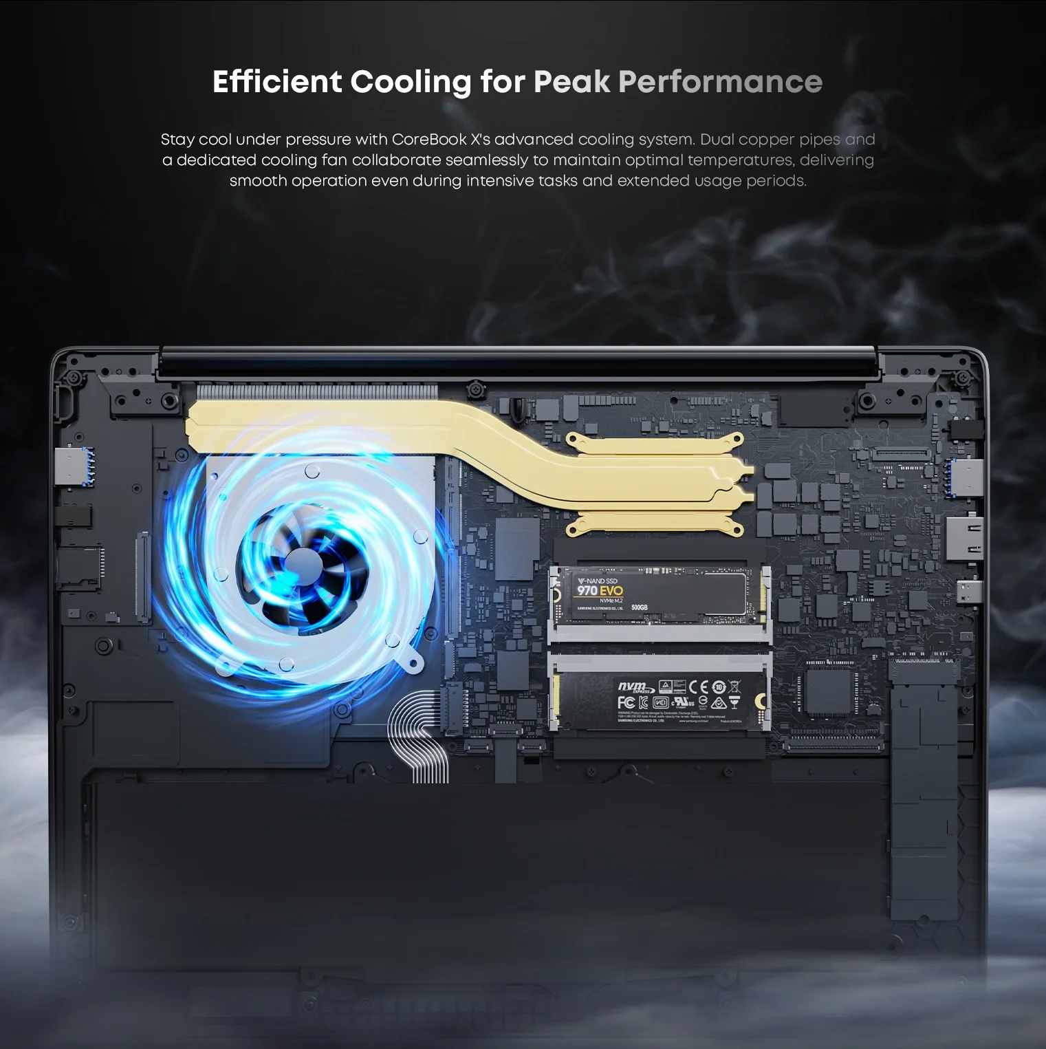 CHUWI Corebook X Laptop R5-7430U 14 inch FHD Screen 16GB RAM 512GB SSD WIFI 6 Windows 11 Gaming NoteBook AMD R5 Computer PC - Image 5