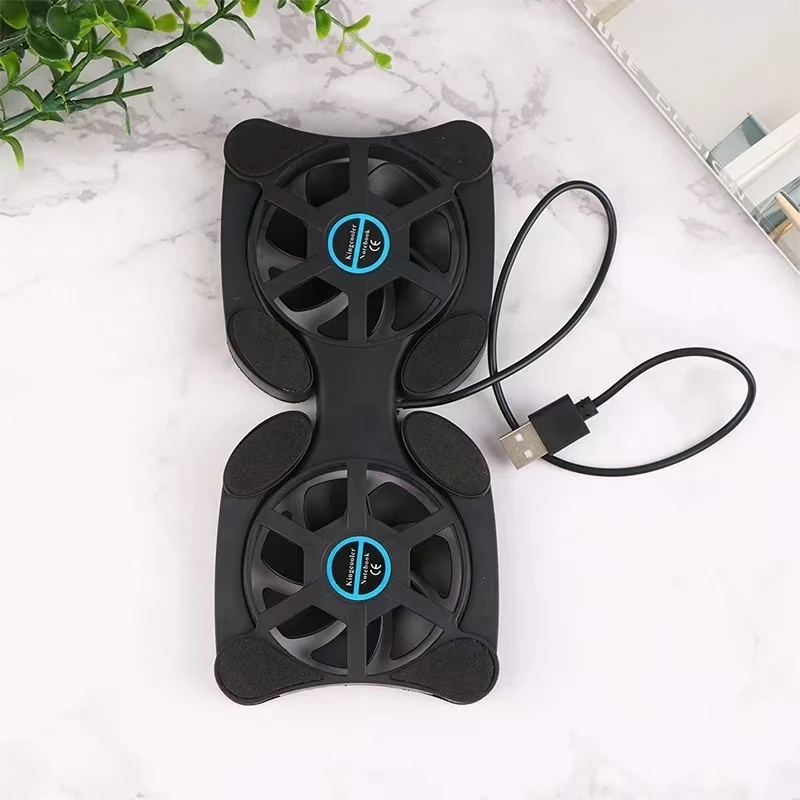 USB Mini Laptop Fan Stand Notebook Foldable Folding Fan Cooler Notebook Cooling Pad Radiator Cooler Master Computer Accessories - Image 4