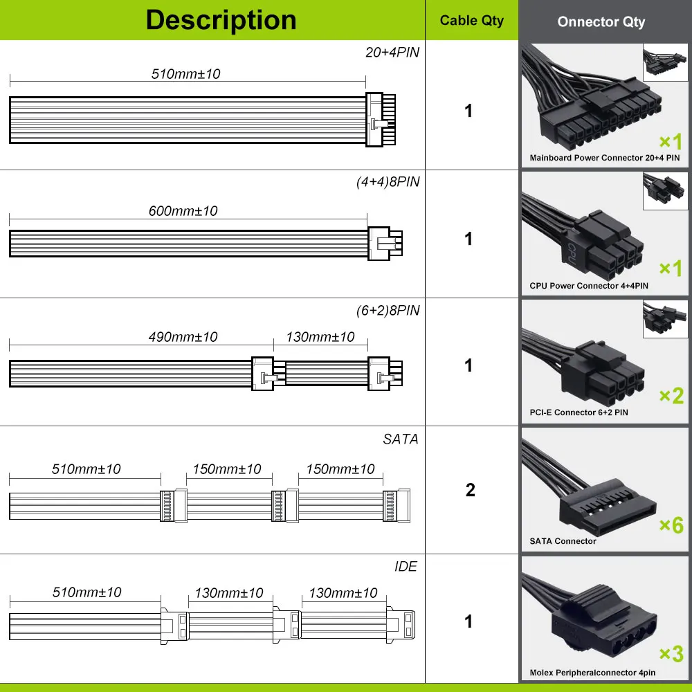 T.F.SKYWINDINTL PC PSU Power Supply 700W Game Gamer RGB 120mm Fan 110V 220V ATX Desktop Computer Power Supply For BTC Pc gamer - Image 4