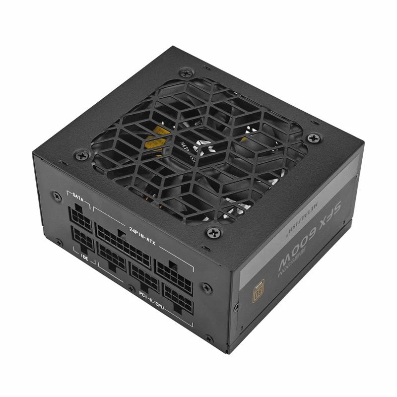 METALFISH SFX 80Plus Bronze 500/600W PSU Black Power Supply Full-Modular For Mini ITX Chassis Small Computer Case 100/240V Input - Image 3