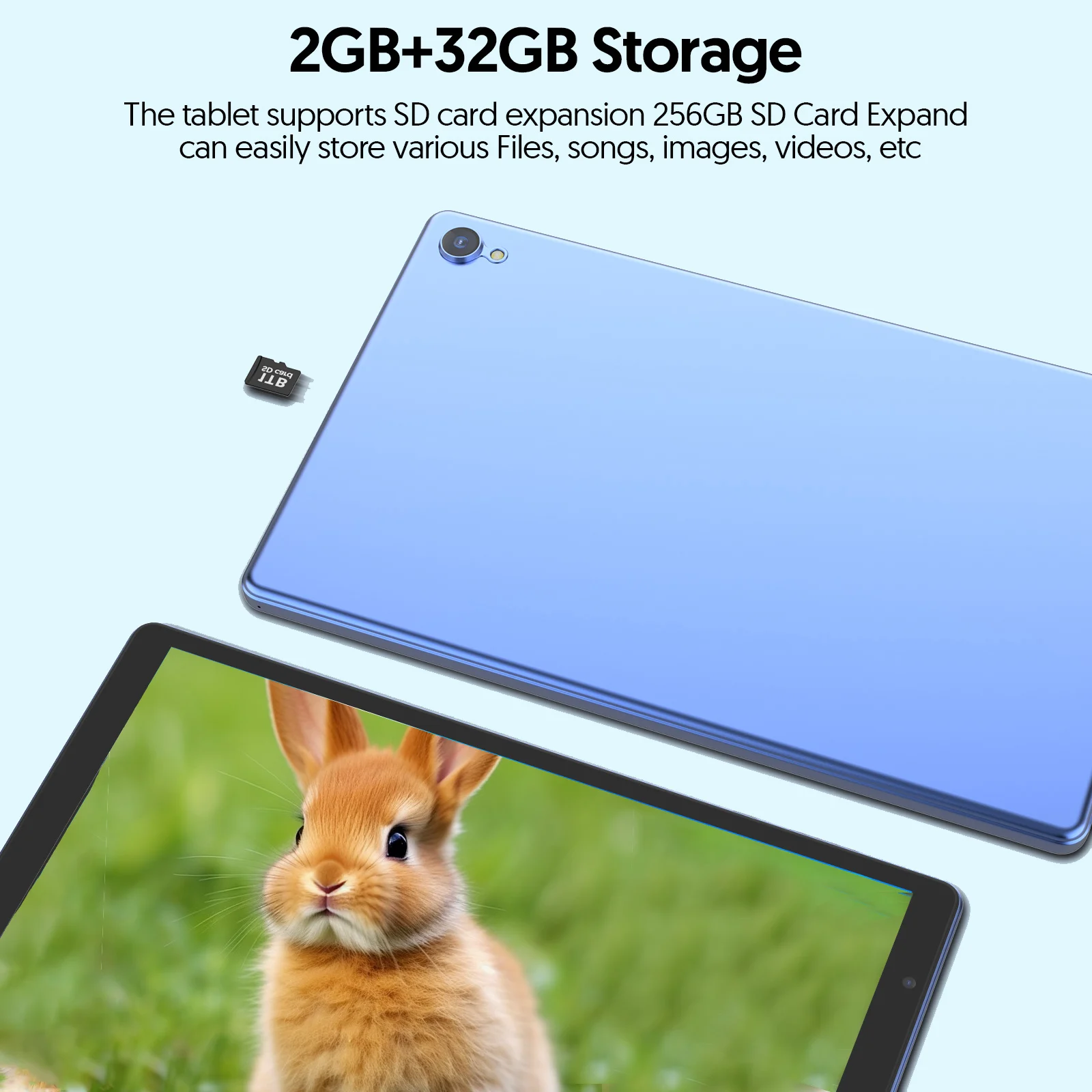 10-inch Android 12 tablet, quad-core processor, 4(2+2) GB RAM, 32GB ROM, Bluetooth, WiFi, dual cameras - Image 4