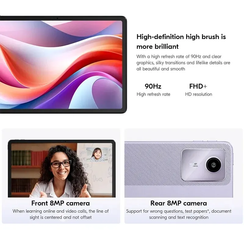 Global ROM Lenovo XiaoXin Pad 2024 Tablet 8GB 128GB Pads Qualcomm Snapdragon 685 Octa Core 11" WIFI 8MP Cam7040mAh 20W Charger - Image 5