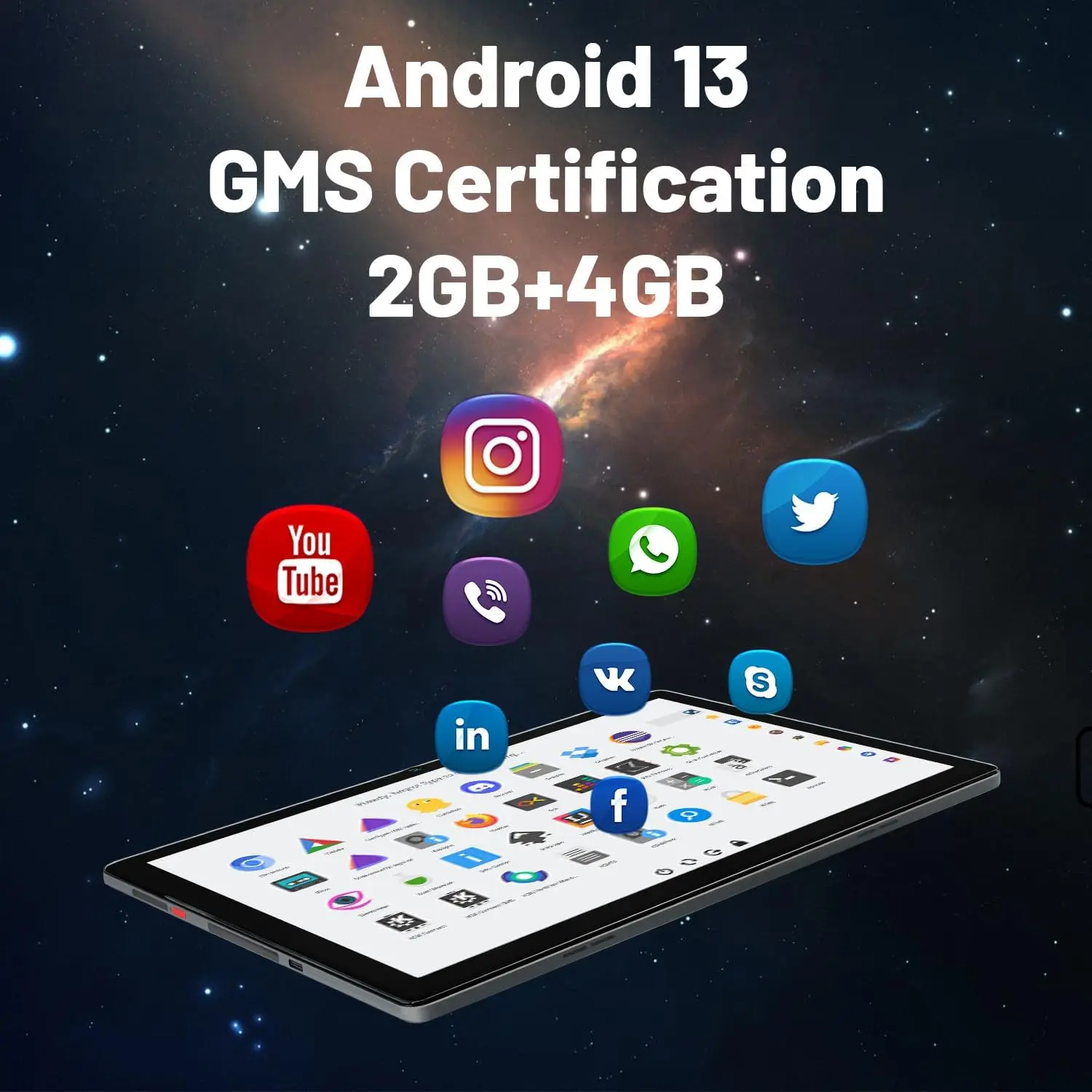 2025 NEW MB1001 Tablets 10.1" 1080P HD Display 2MP+5MP Camera 6GB RAM 64GB ROM 128GB Expandable 5000mAh Battery Android13 Pad PC - Image 3