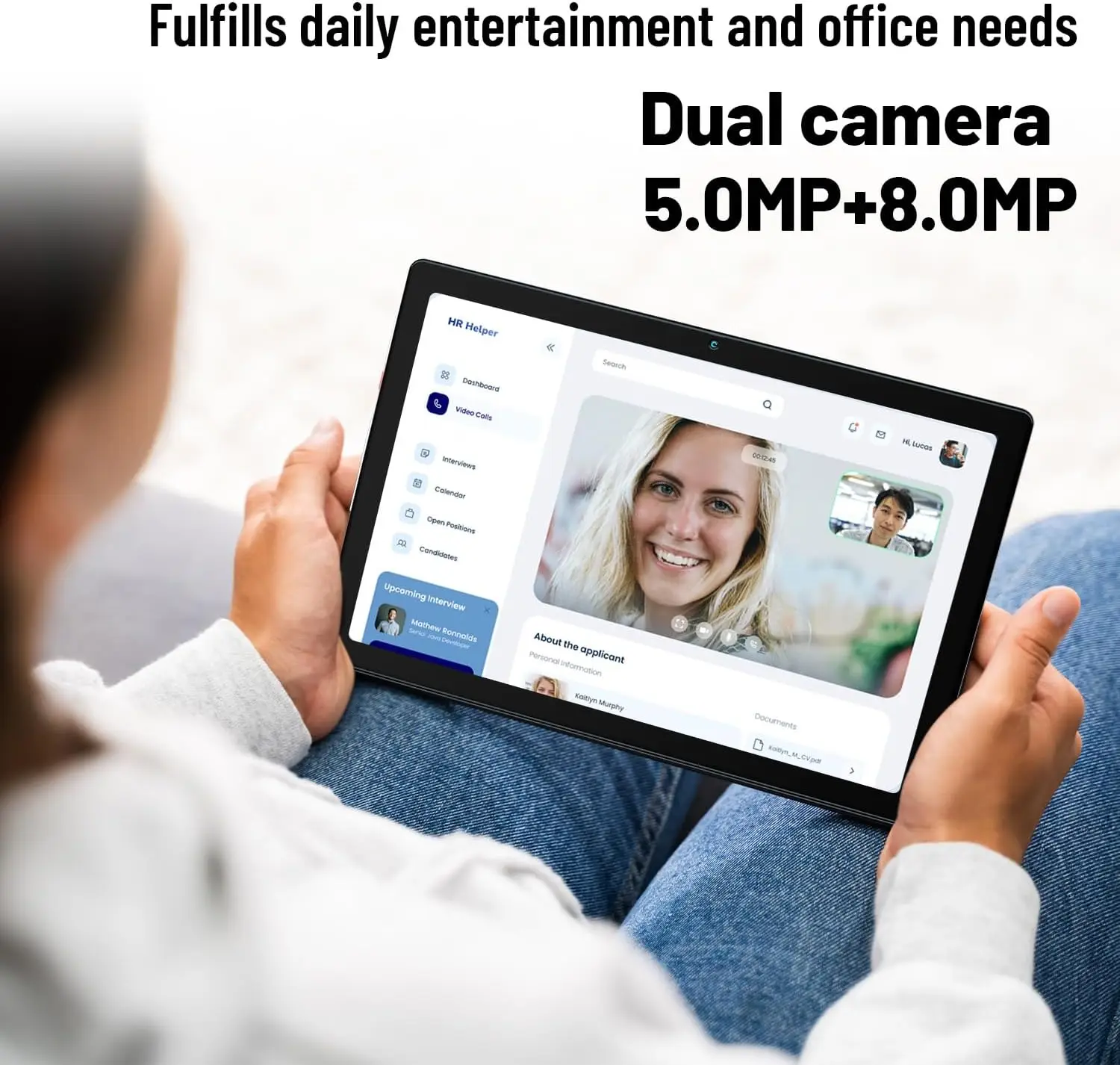 2025 NEW MB1001 Tablets 10.1" 1080P HD Display 2MP+5MP Camera 6GB RAM 64GB ROM 128GB Expandable 5000mAh Battery Android13 Pad PC - Image 6