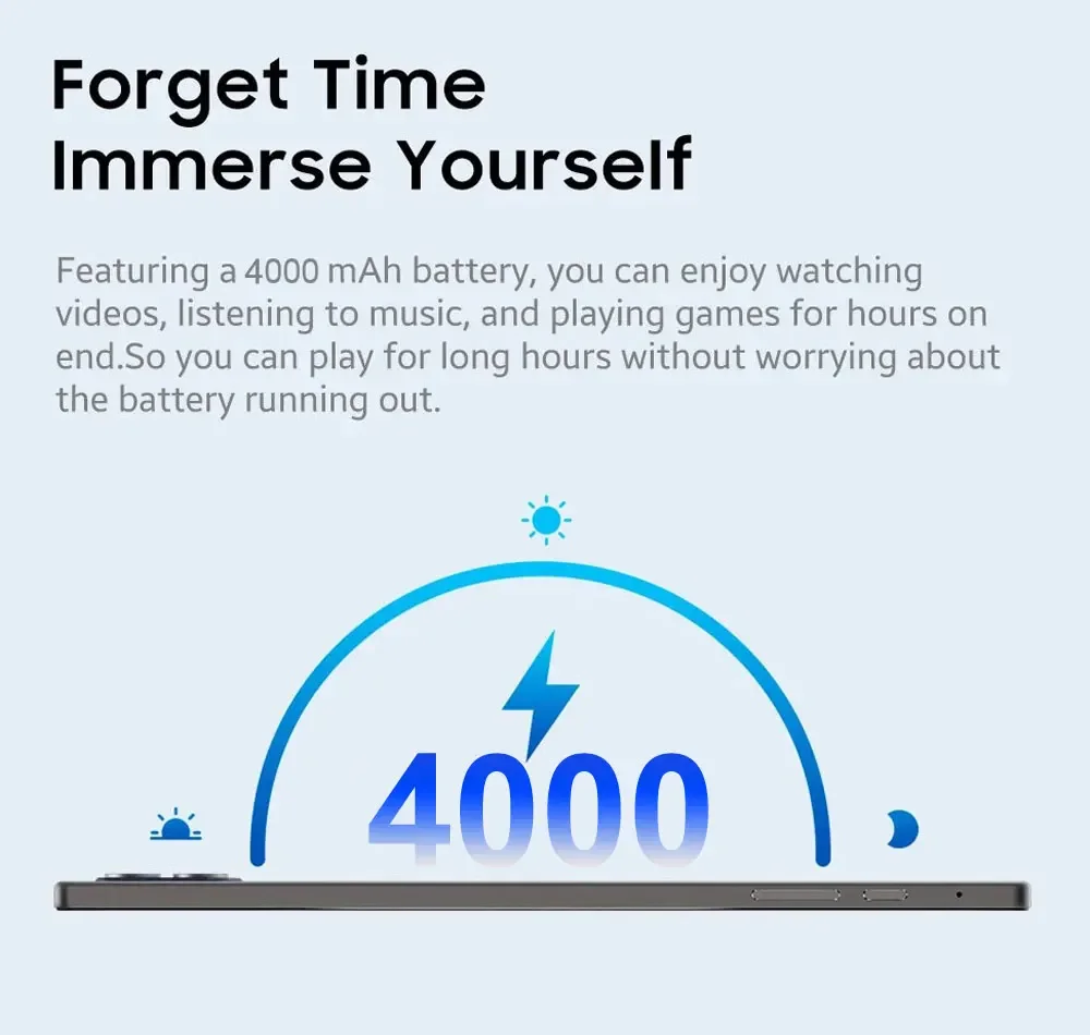 Pad 7S Pro Global Version Tablets Android Tablet PC 4GB+32GB Original 5G Dual SIM Children Kids Tab Tablet With keyboard 2025 - Image 4