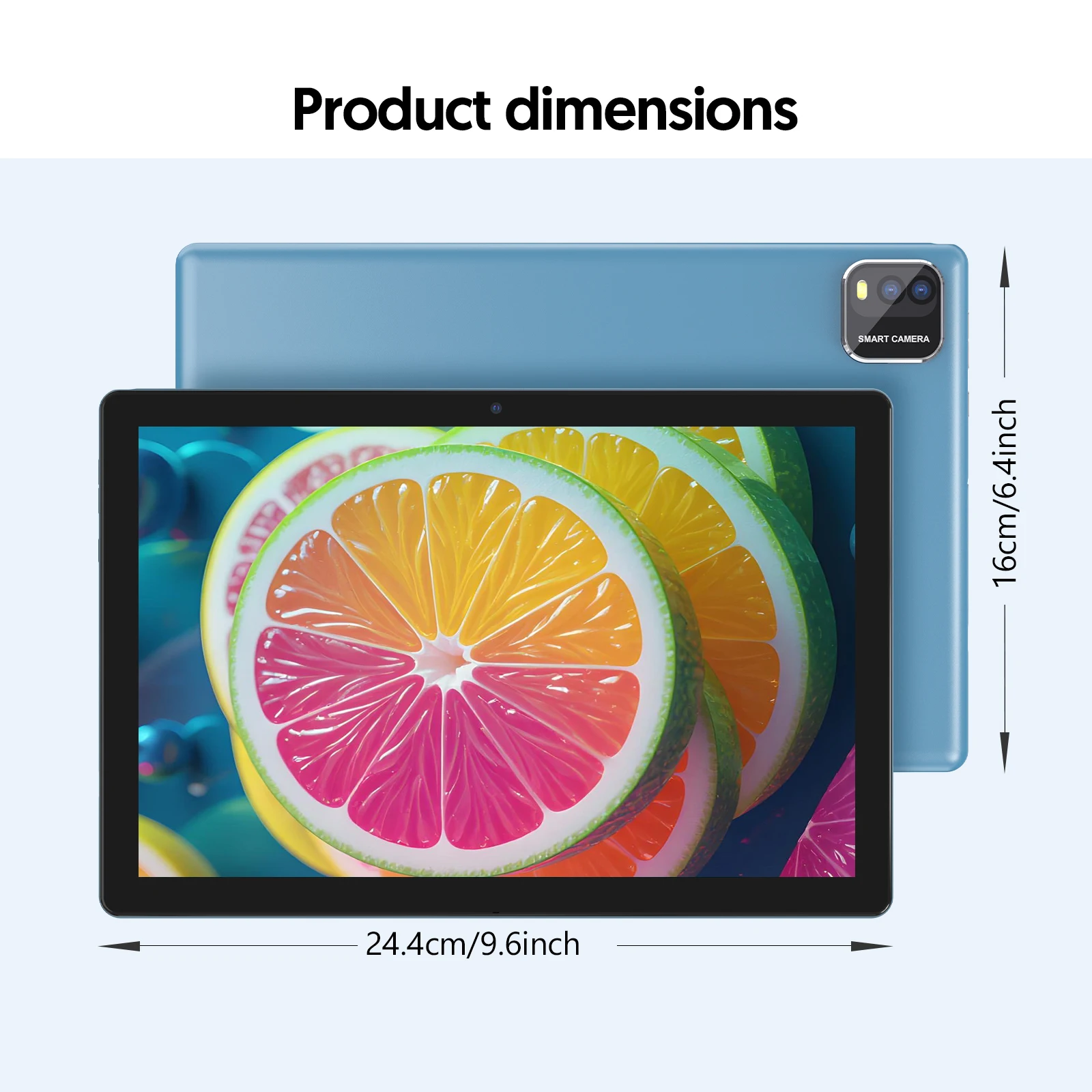 BAKEN Android 14 tablet, 10.1 inches, quad-core processor, 6GB RAM + 64GB ROM, 600GB expansion memory, 6000mAh - Image 2