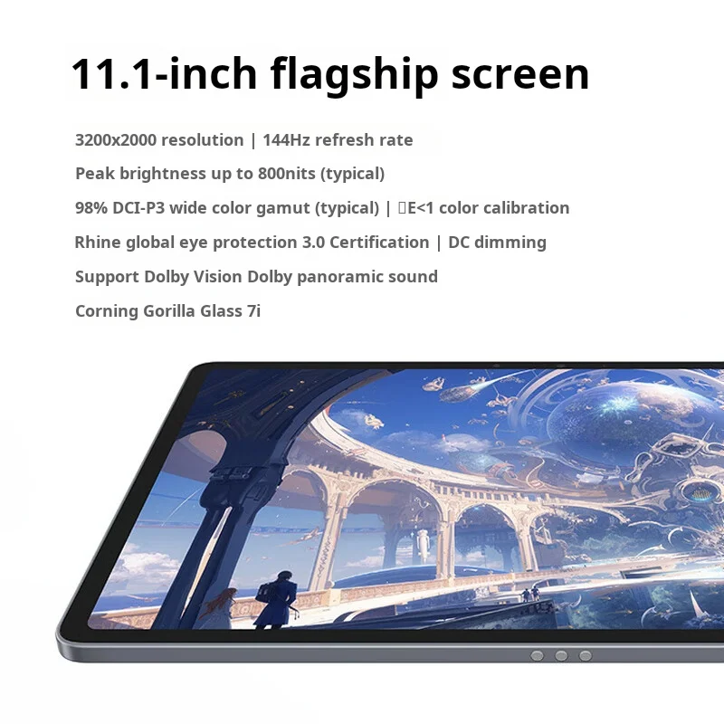 Lenovo Xiaoxin Pad pro GT 11.1'' 128GB 256GB Snapdragon 8 Gen3 144Hz 3.2K LCD 13MP Camera 8860mAh 68W Charging Tablet - Image 4