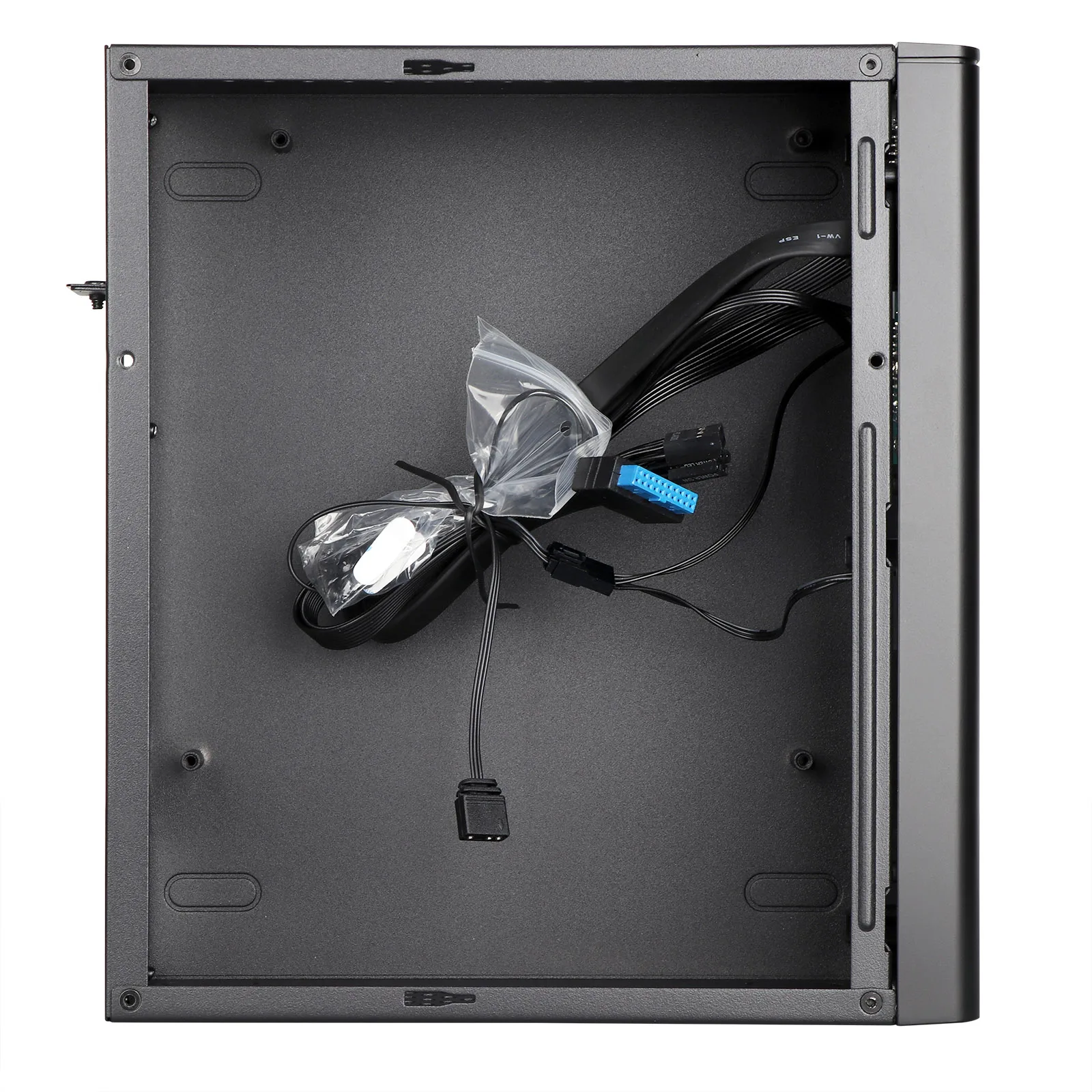 D32R Mini ITX Case, SFF Small Form Factor, Mini-Tower HTPC Computer Cases, Vented Panels 0.8mm SPCC PC Chassis - Image 5