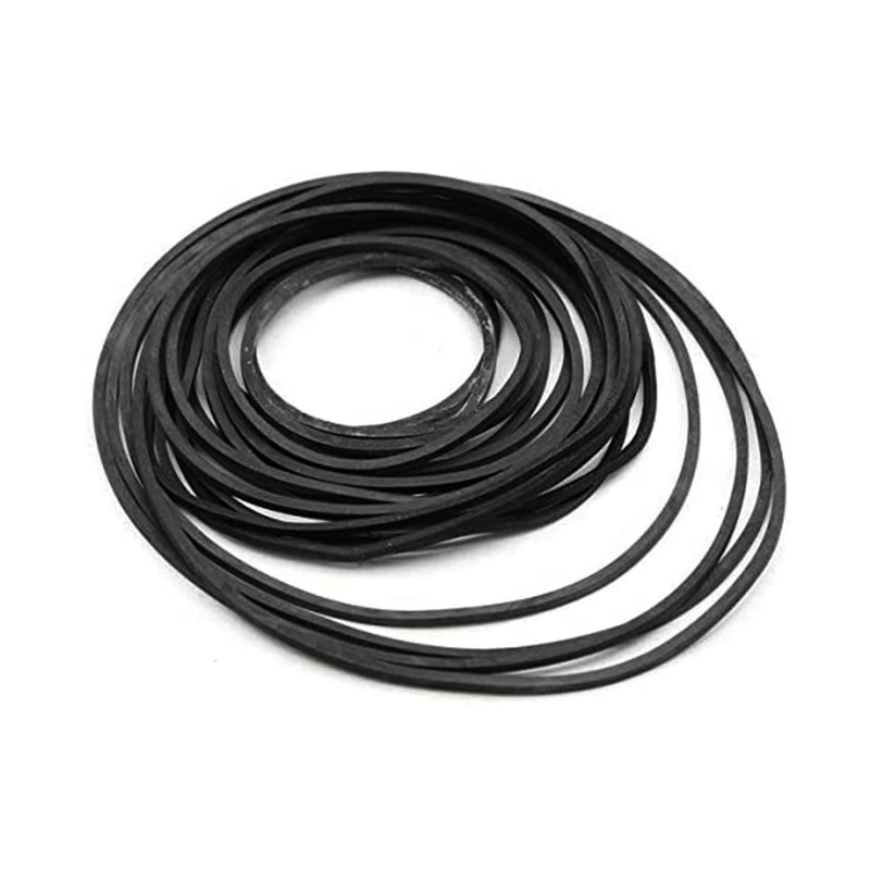 F3MA 50x 1.5mm Cassette Tape Replacement Rubber DVD Recorder Turntable Strap Belt - Image 3