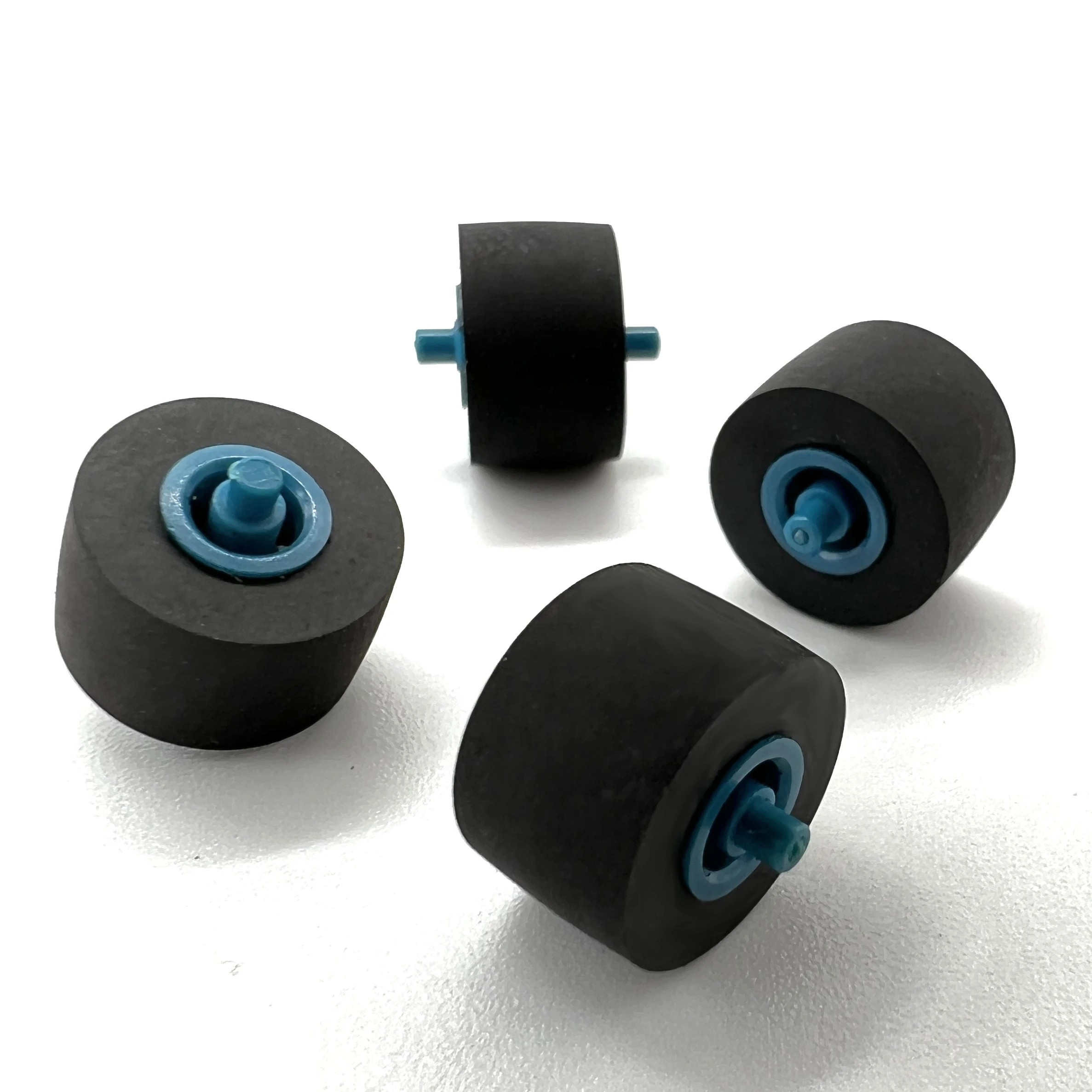 10x6x1.5x10mm Rubber Pinch Roller Wheel With Blue Shaft For Tape Recorder Pressure Cassette Deck Movement Audio Accessories - Image 6