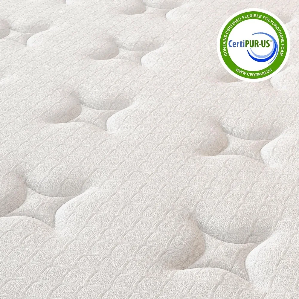 12 Inch King Mattress in a Box, Individually Pocketed Springs, Pressure Relief, Motion Isolation, Provides Support - Image 6