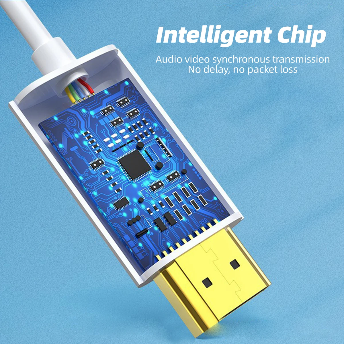 Fonken Lightning to HDMI 2.0 Cable for iPhone to TV HDMI Adape to Apple 1080P HD Digital AV Adapter Sync Video HDTV/Monitor - Image 3