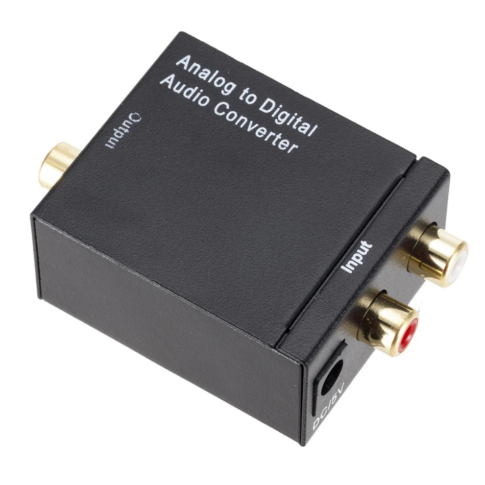 Latest Analog To Digital ADC Converter Optical Coax RCA Toslink Audio Sound Adapter SPDIF Adaptor For Apple TV For Xbox 360 DVD - Image 3