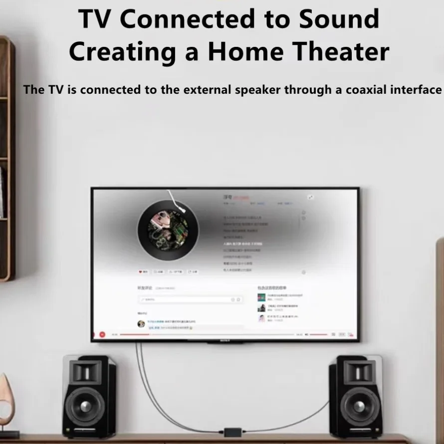 DAC Digital to Analog Audio Converter Optical SPDIF Toslink Coaxial Bluetooth Input to L/R RCA Audio Headphone Amplifier Output - Image 4