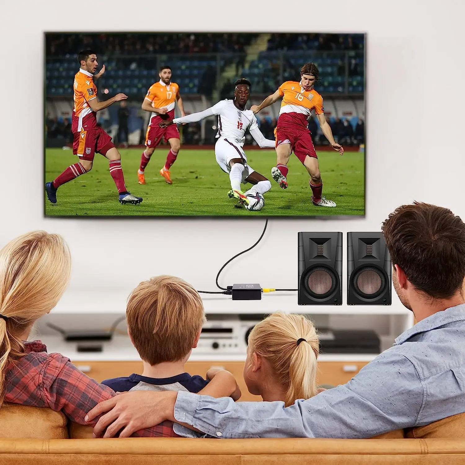 Digital to Analog Audio Converter Optical/Coaxial Input Output Spdif TOSLINK to Stereo L/R & 3.5mm Jack with Volume Adjustable - Image 6