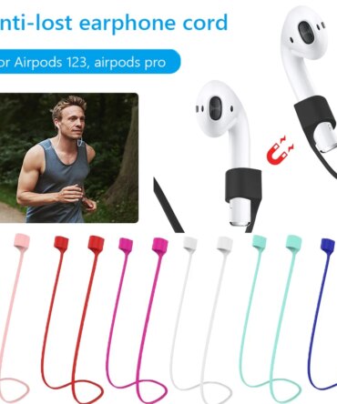 Wireless Magnetic Earphone Hanging Rope Cable For AirPods 3 2 1 Pro Anti Lost Silicone Cord Holder Cable Earphone Accessories