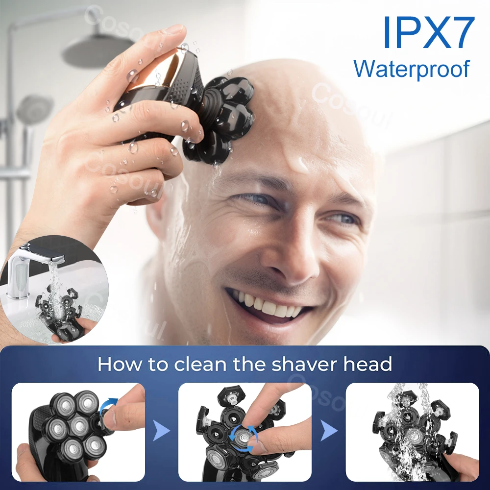 Shaver for Men Electric Shaver Powerful Bald Head Shaver Beard Shaving Machine For Men Razor Husband Gift Boyfriend - Image 5