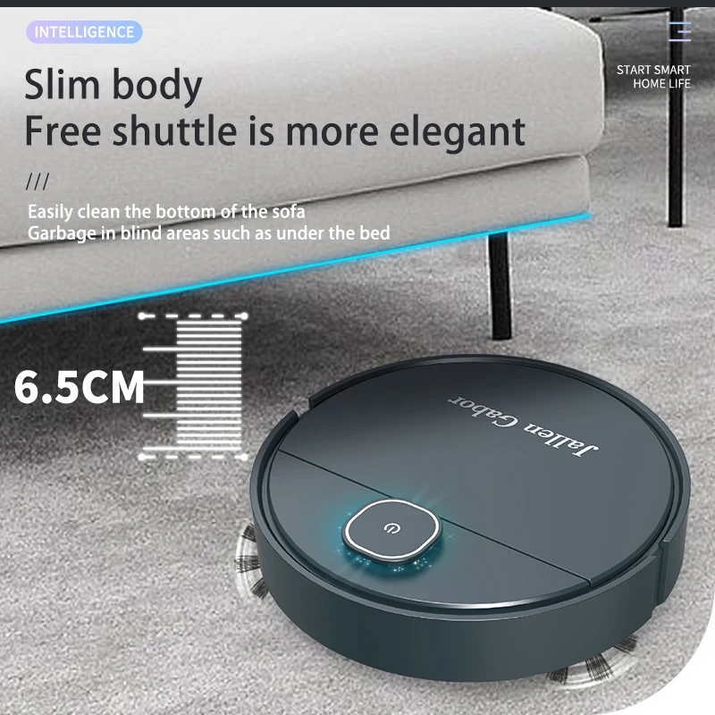 3 In 1 Smart Sweeping Robot Home Mini Sweeper Sweeping and Vacuuming Wireless Vacuum Cleaner Sweeping Robots For Home Use - Image 4