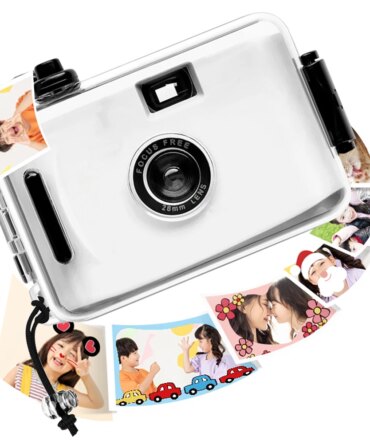 Retro Reusable 35MM Film Camera Waterproof Children Camera Film Camera Reusable/Reloadable 35mm Analog Film Camera for Shooting