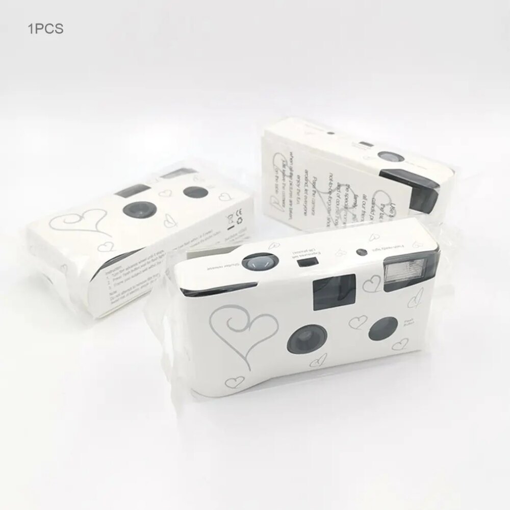 1-6PCS Retro 16/27 Photos 35mm Disposable Film Camera Manual Fool Optical Camera Children&s Gift Single Use Camera Film Sets