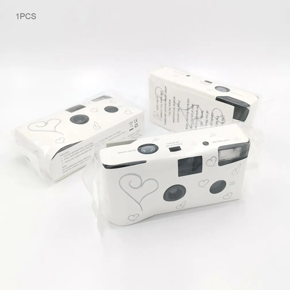 1-6PCS Retro 16/27 Photos 35mm Disposable Film Camera Manual Fool Optical Camera Children&s Gift Single Use Camera Film Sets