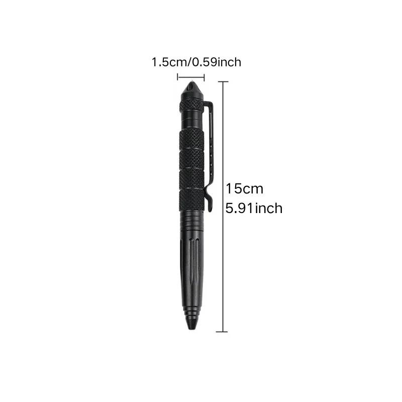 Multifunction Tactical Pen Self Defense Emergency Survival Tool Glass Breaker Tungsten Steel Writing Pen Outdoor Rescue Escape - Image 6