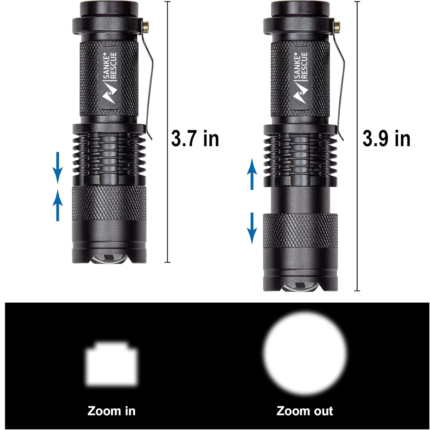 1-5 Waterproof Tactical Flashlights Portable LED Camping Lamps 3-Mode Handheld Powerful LED Torch Light Lanterns Self Defense - Image 4