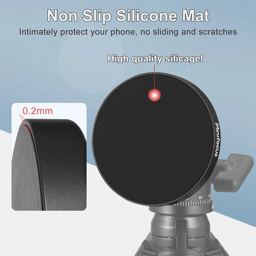 Magnetic Phone Holder for Magsafe to 1/4'' & 3/8'' Arri Holes Tripod Mount Adapter for iPhone Samsung Huawei Xiaomi Smartphone - Image 3