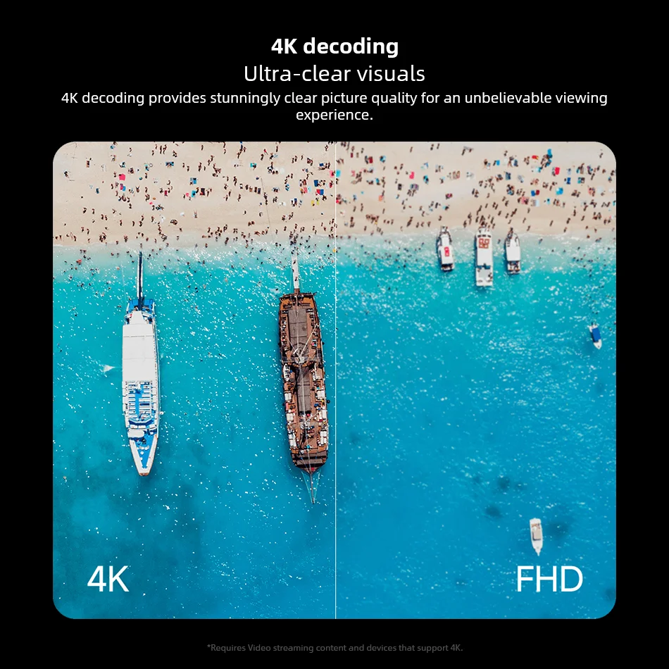 Xiaomi TV Stick 4K 2nd Gen 2025 Global Version Google TV Smart HDR 2GB RAM 8GB ROM Bluetooth 5.2 Mini TV Dongle Streaming Media - Image 4