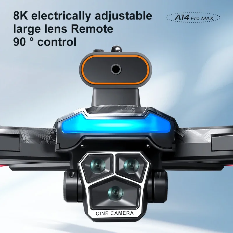 Xiaomi A14 pro Max Drone 8k HD Dual Camera GPS Brushless Optical Flow Obstacle Avoidance 4.5-inch Large Screen Uav Rc 20000m New - Image 5