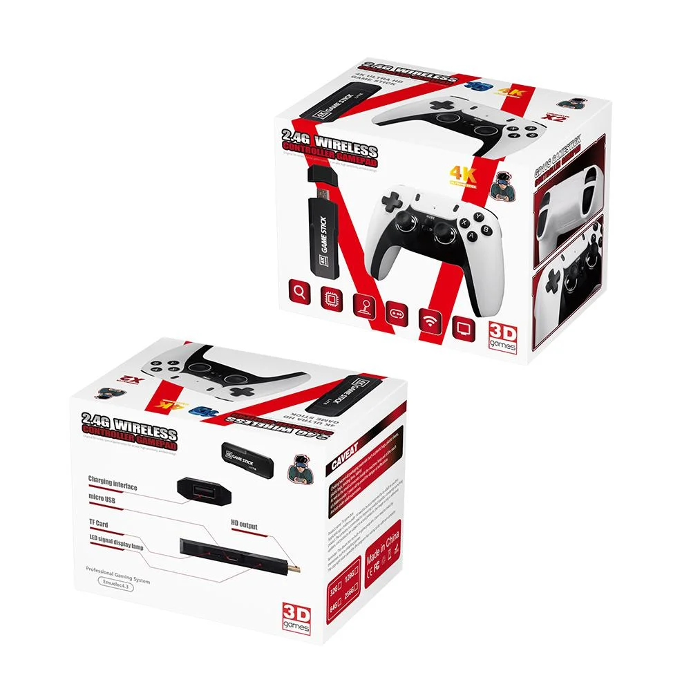 New GD10 PRO Video Game Stick Console 2.4G Double Wireless Controller Game 4K 58000 Games 256GB Retro Games Boy Christmas Gift - Image 4