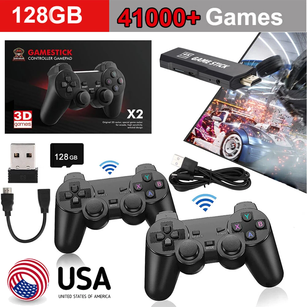 2025 X2 Plus Retro TV Game Console 3D HDMI Output Ultra Low Latency TV Game Stick 2.4G Dual Handles Portable Home Games Console - Image 4