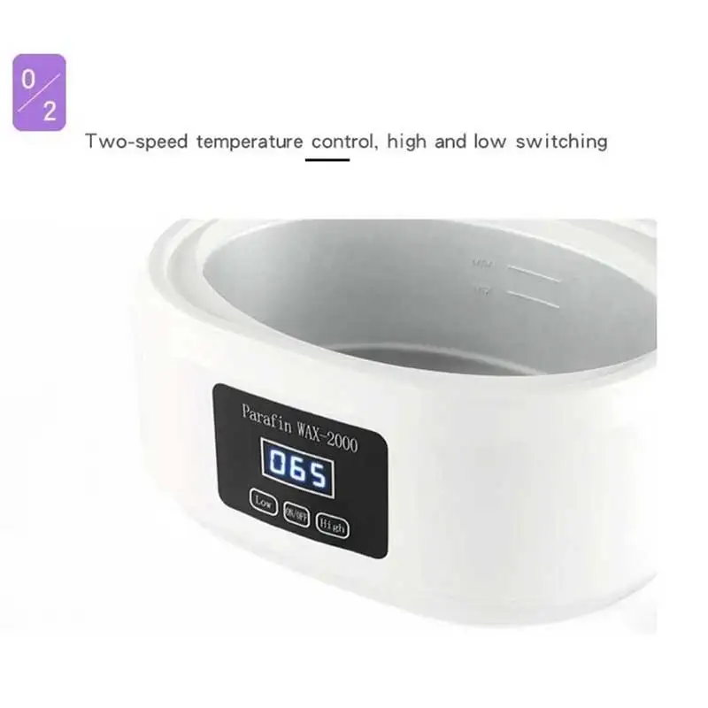 3400ML Wax Bean Heating Pot 200W Wax Therapy Machine Hair Removal For Body Hair Intelligent Temperature Control Wax Melter - Image 4