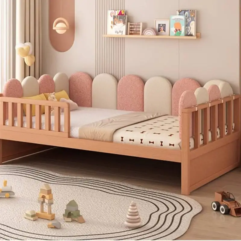 Minimalist Storage Children Bed Brown Unique Wooden Frame Children Bed Camping Modern Japanese Lit Cabane Enfant Furniture Home - Image 5