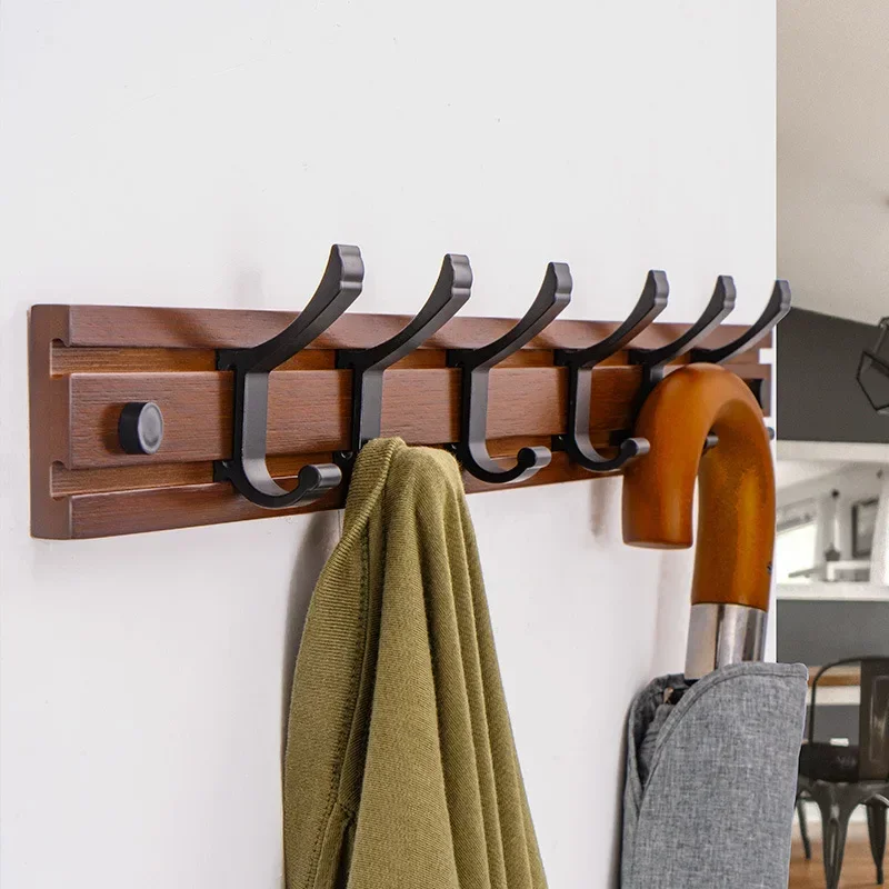 Nordic Fashion Style Bedroom Furniture Coat Rack Clothes Hanger Hooks Living Room Closet Bamboo Hat Racks Coat Hanger Wall Hook - Image 3