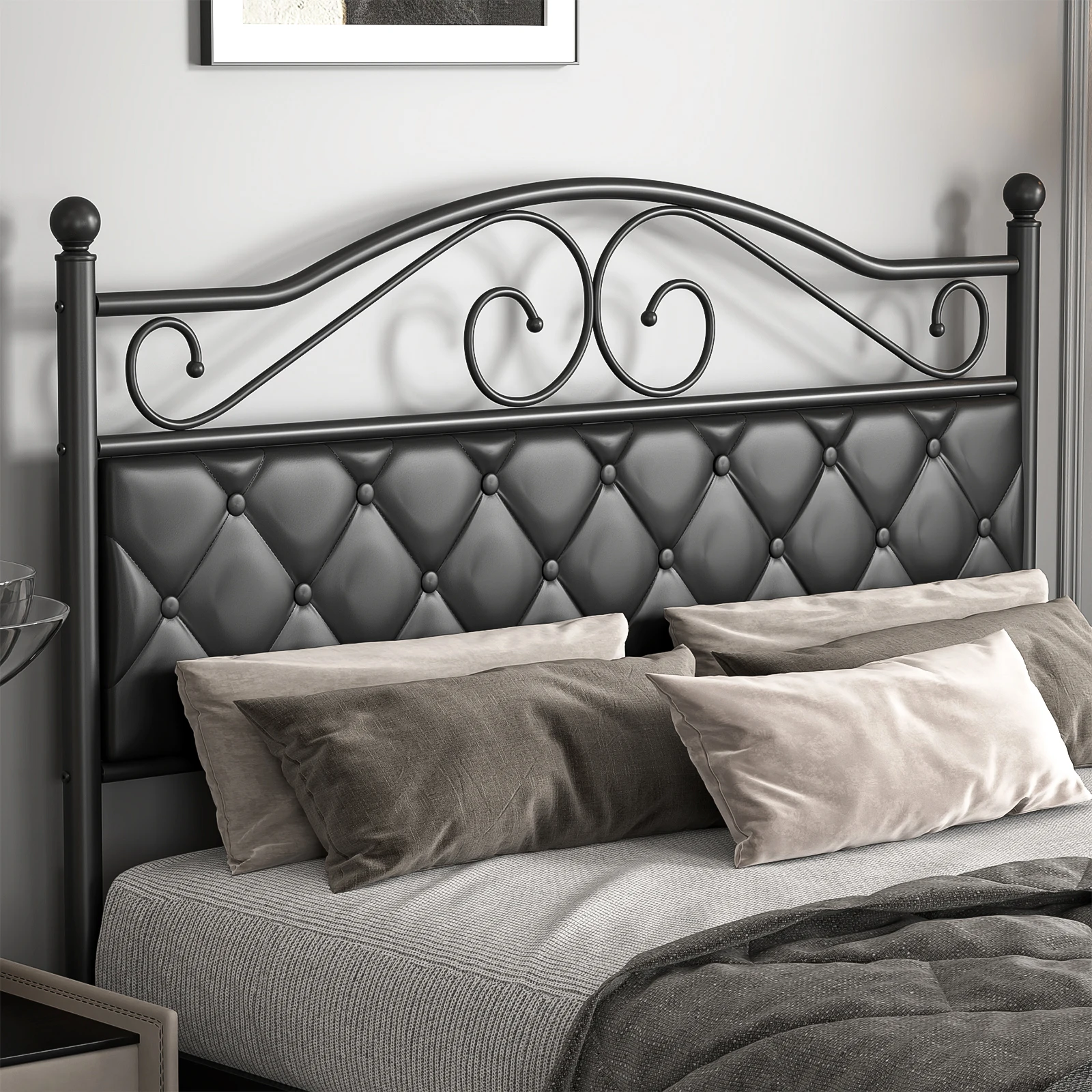 Upholstered Headboard for Full Size Bed Frame, Queen Size Bed Frame, Headboard Only - Image 3