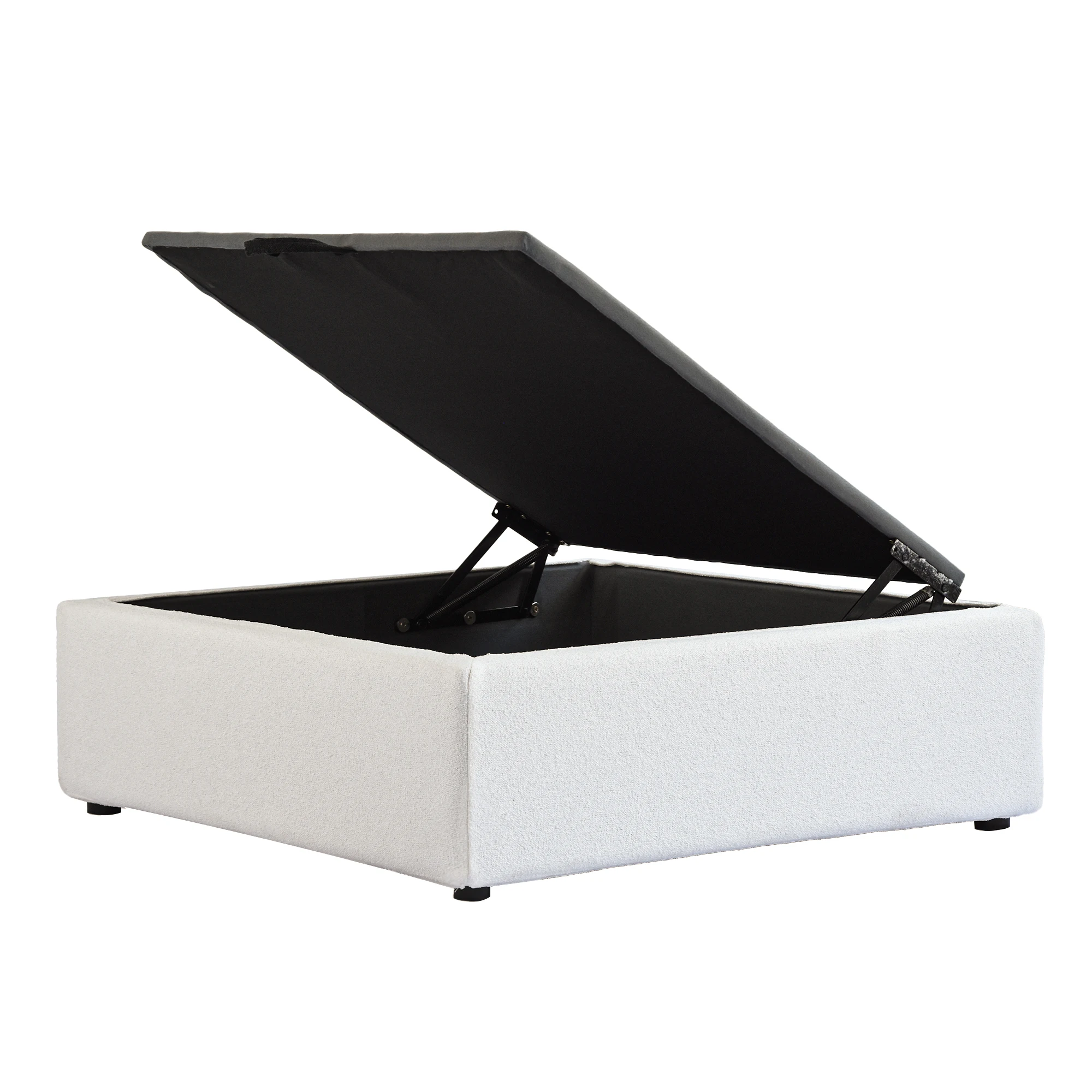 Modular Convertible Cloud Couch 6-Seats U-Shaped Couches Comfy Down Filled Sectional Sofa With Ottomans Removable Cushion Covers - Image 4