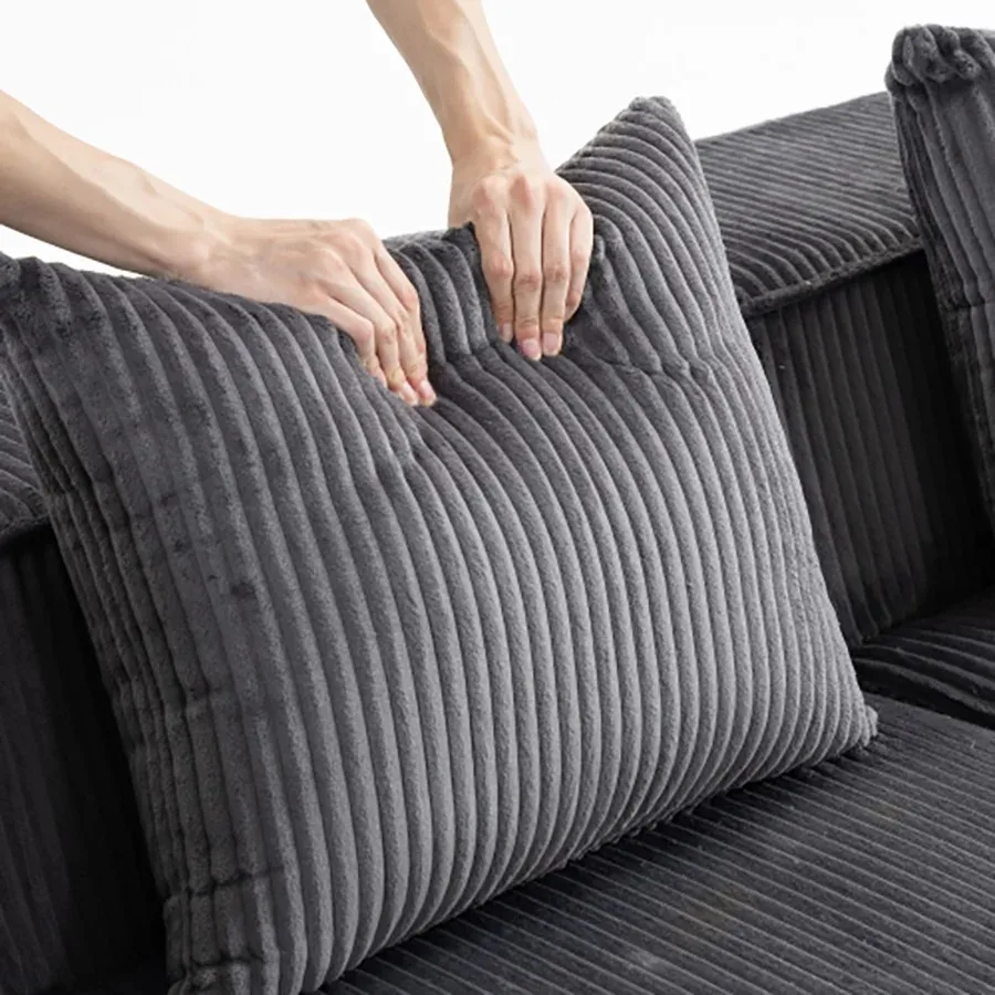 Modular Sectional Sofa, Cloud Sectional Couch with Deep Seat, Modern Modular L-Shape Sofa with Chaise,Upholstered Couches - Image 6