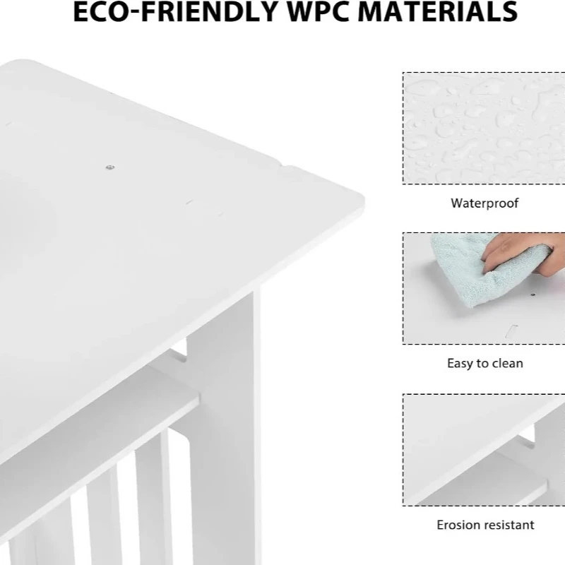 Small Bedside Table Sofa Side Table Living Room Cabinet Side End Coffee Tea Table Nightstand Storage Shelf for Bedroom Bedside - Image 6