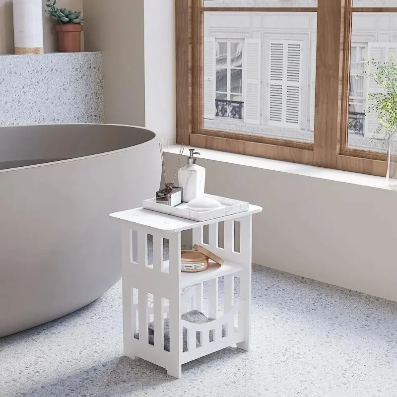 Small Bedside Table Sofa Side Table Living Room Cabinet Side End Coffee Tea Table Nightstand Storage Shelf for Bedroom Bedside - Image 5