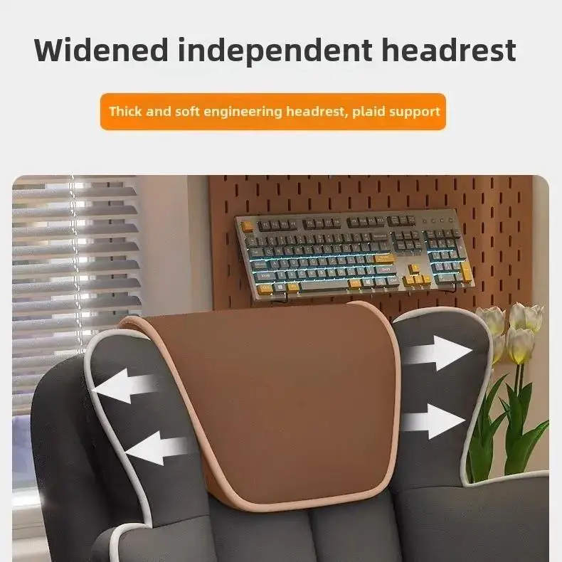 Voice Gaming Chair Comfortable Office Home Computer Gaming Sofa Chair Work Study Backhear Swivel Chair - Image 4