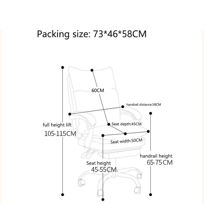 Gaming Chair Comfortable Soft Sofa Chair Bedroom Gamer Live Computer Chair Student Leather Office Chair Pink Ergonomic Chair - Image 6