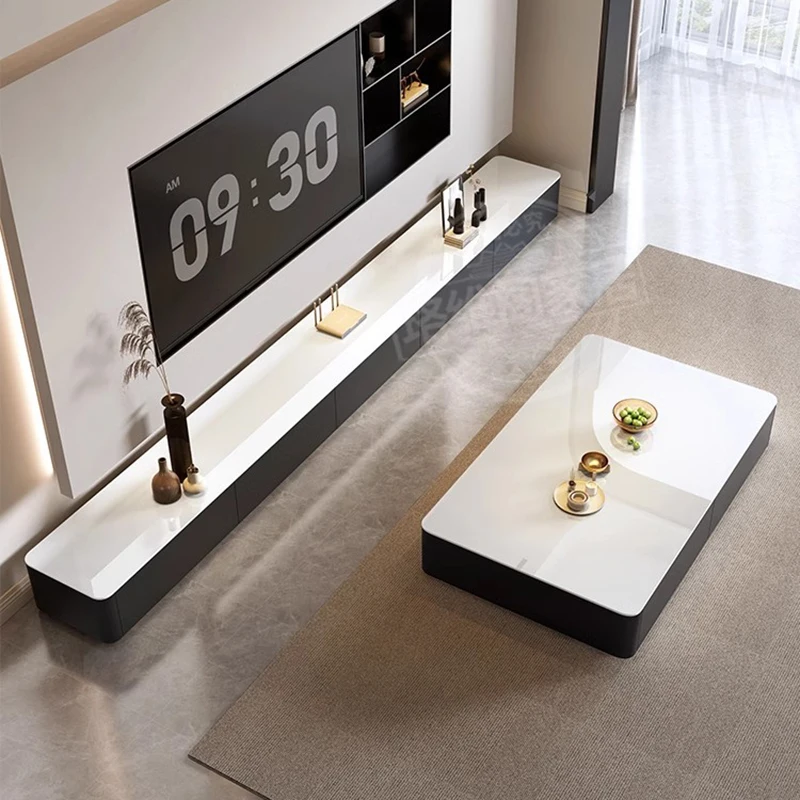 Living Room Console Tv Stands Floor Nordic Shelf Center Mid Century Display Tv Stands Cabinets Suporte Para Tv Home Furniture - Image 3