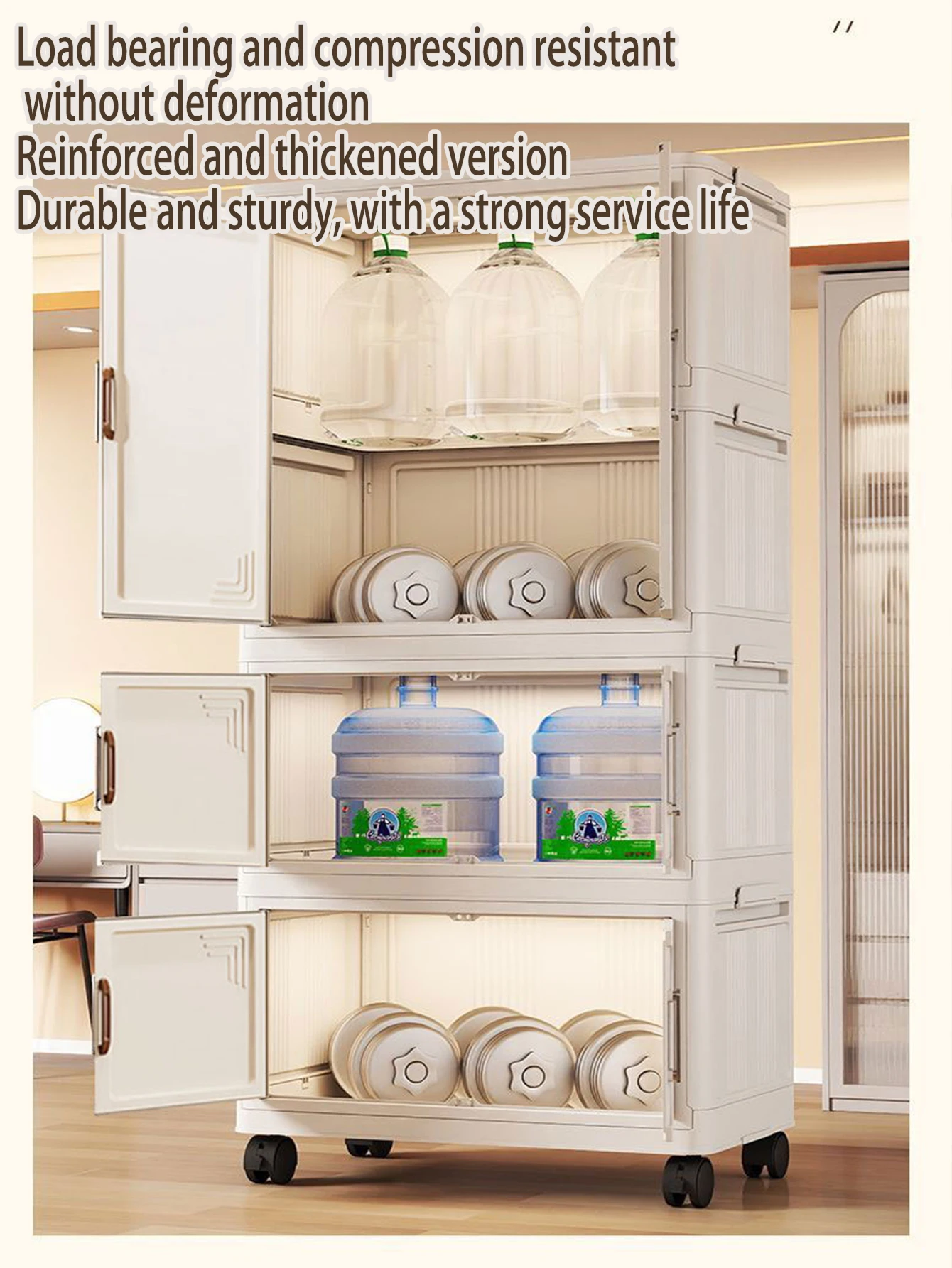 Multi-specification Large Capacity Wardrobe Foldable Easy Install Clothes Storage Cabinet Organizer for Home - Image 3