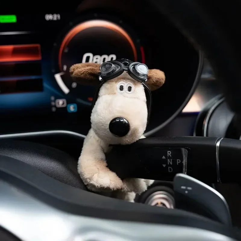 Plush Puppy Clutch Decoration Car Wiper Turn Signal Switch Decoration Cute Dog Car Wiper Doll Interior Accessories - Image 4