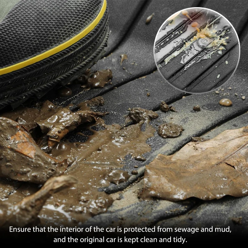 For Tesla Model 3 Highland 2024 Removable TPE Floor Mats Trunk Mat Left Right Driving Waterproof Floor Liners Car Accessories - Image 3