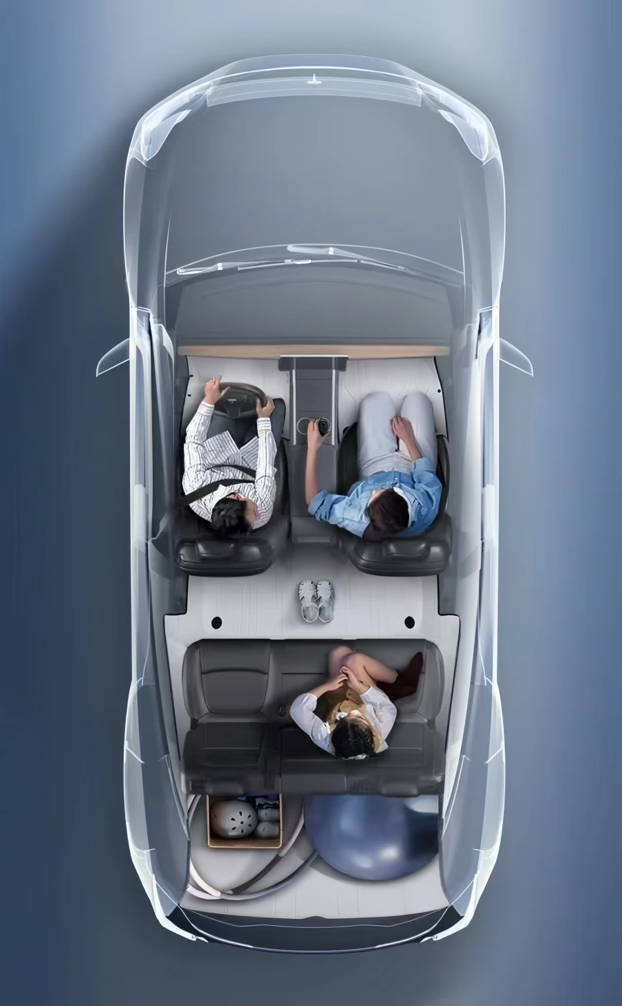 Fully Sorrounded PU Leather Floor Mats for Tesla Model Y Juniper 2025 2026 Double Layer Car Floor Liners With Carpet - Image 6